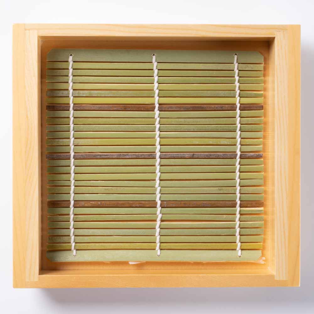 ヤマコー 檜板そば 正角 (竹ス付) (コピー) ヤマコー 木工もの