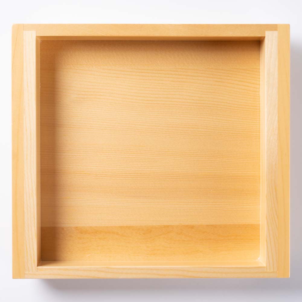 ヤマコー 檜板そば 正角 (竹ス付) (コピー) ヤマコー 木工もの