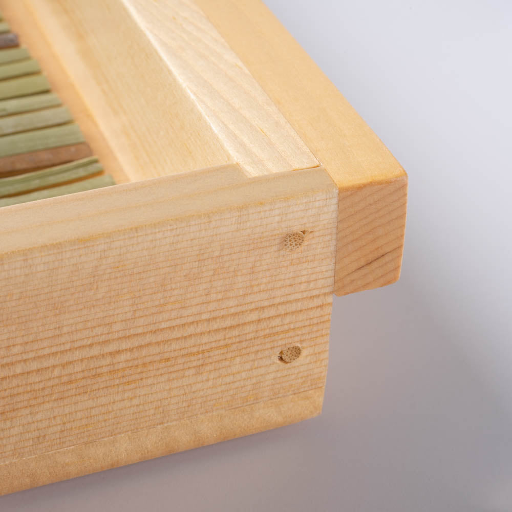 ヤマコー 檜板そば 正角 (竹ス付) (コピー) ヤマコー 木工もの