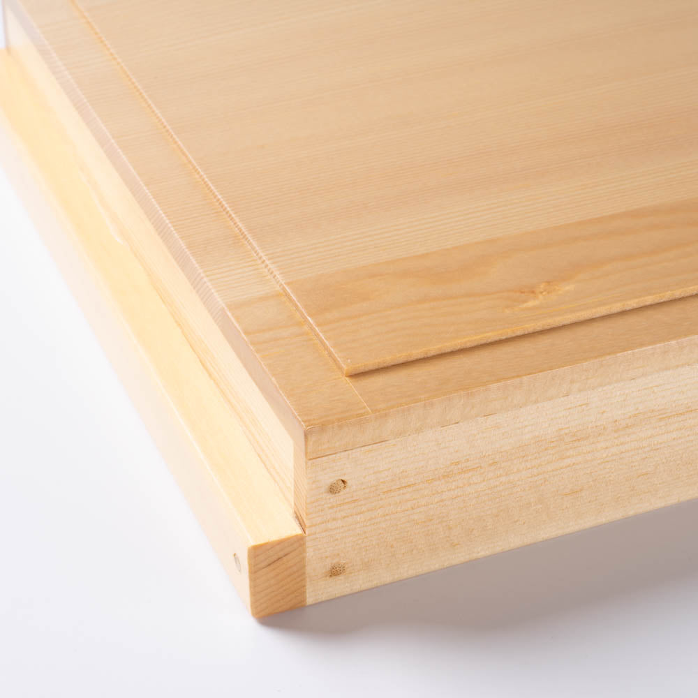 ヤマコー 檜板そば 正角 (竹ス付) (コピー) ヤマコー 木工もの