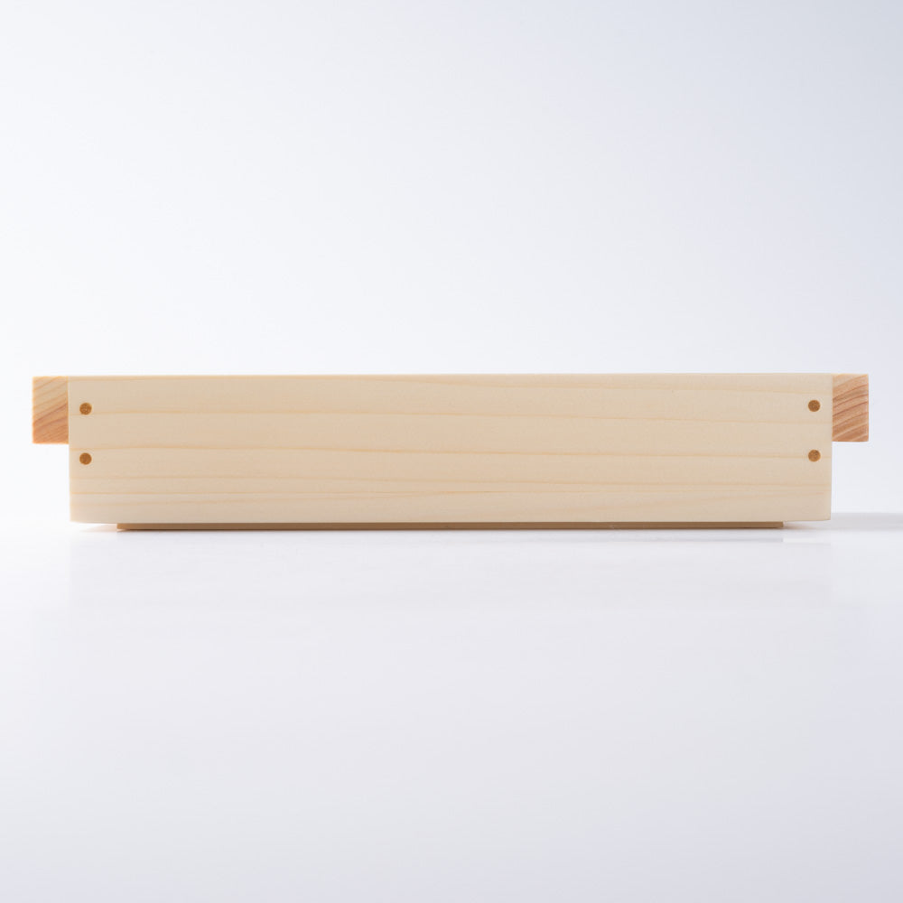 ヤマコー 檜板そば 長角 (竹ス付) ヤマコー 木工もの