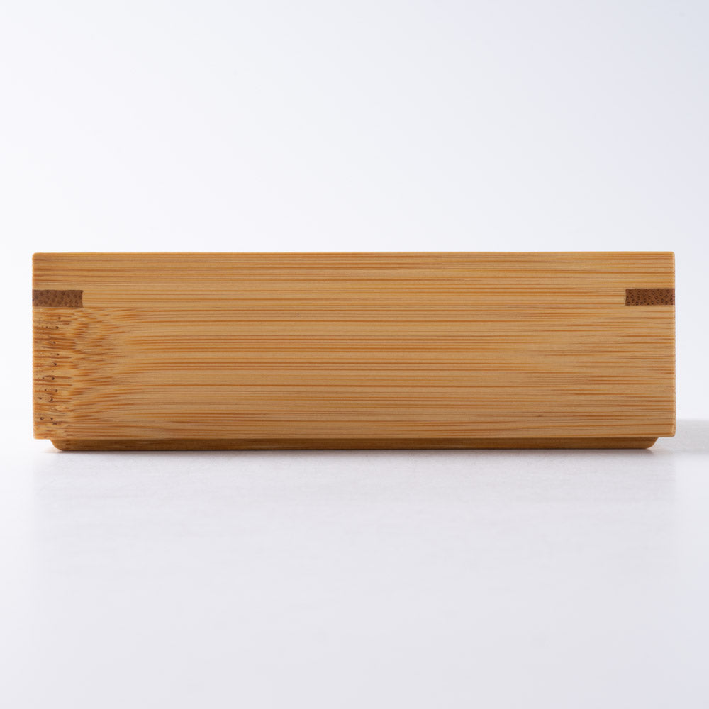 ヤマコー 竹・天ぷら盛皿 クリア 正角4寸 (ステンレス目皿付) ヤマコー 木工もの