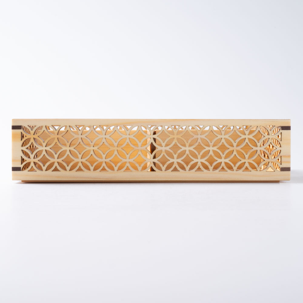 ヤマコー ひのき細密盛器 七宝 四ツ切 (コピー) ヤマコー 木工もの