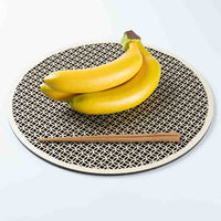 ヤマコー ひのき細密膳 丸 七宝 大 ヤマコー 木工もの