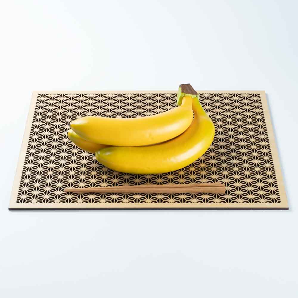 ヤマコー ひのき細密膳 長角 麻の葉 小 (コピー) ヤマコー 木工もの