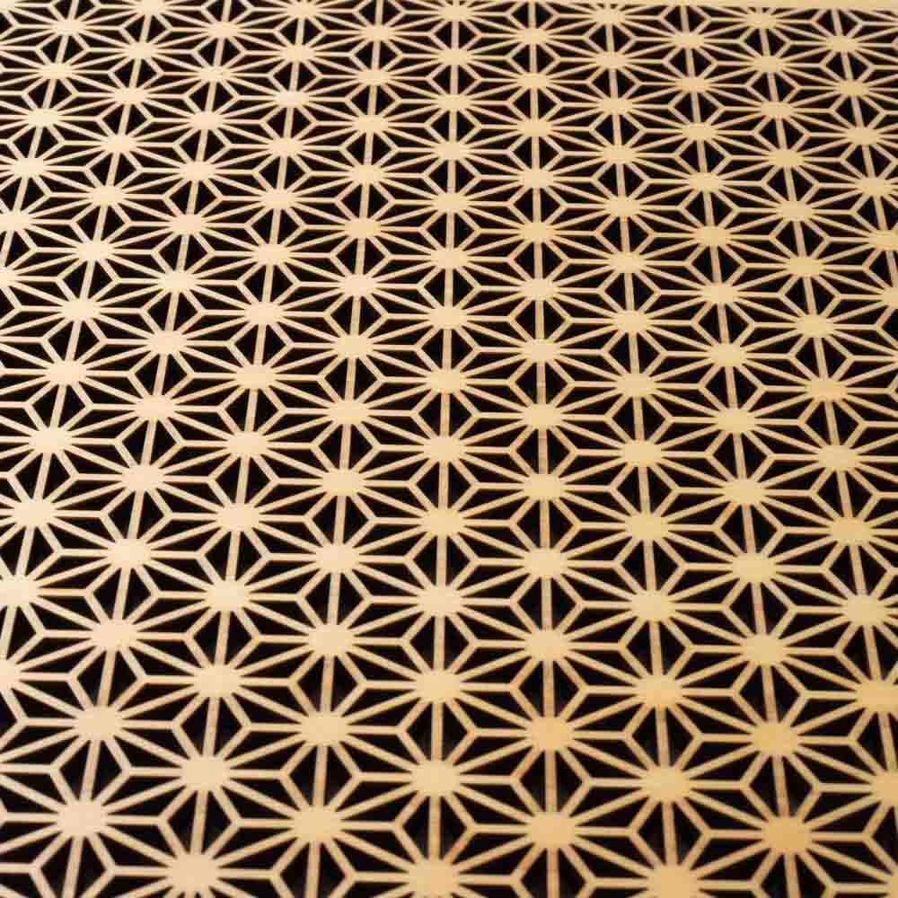 ヤマコー ひのき細密膳 長角 麻の葉 小 (コピー) ヤマコー 木工もの