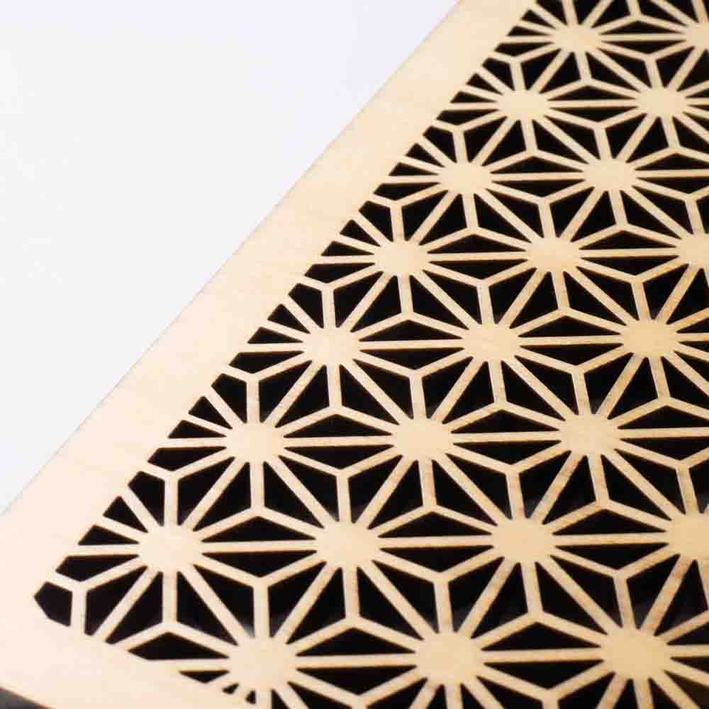 ヤマコー ひのき細密膳 長角 麻の葉 小 (コピー) ヤマコー 木工もの