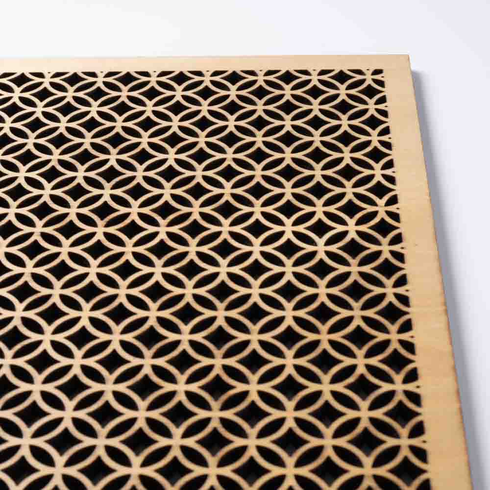 ヤマコー ひのき細密膳 長角 七宝 小 ヤマコー 木工もの