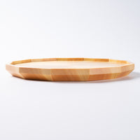 ヤマコー 桧・放射杢 12角料理皿 小 ヤマコー 木工もの