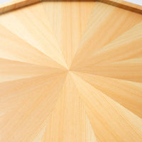 ヤマコー 桧・放射杢 12角料理皿 小 ヤマコー 木工もの