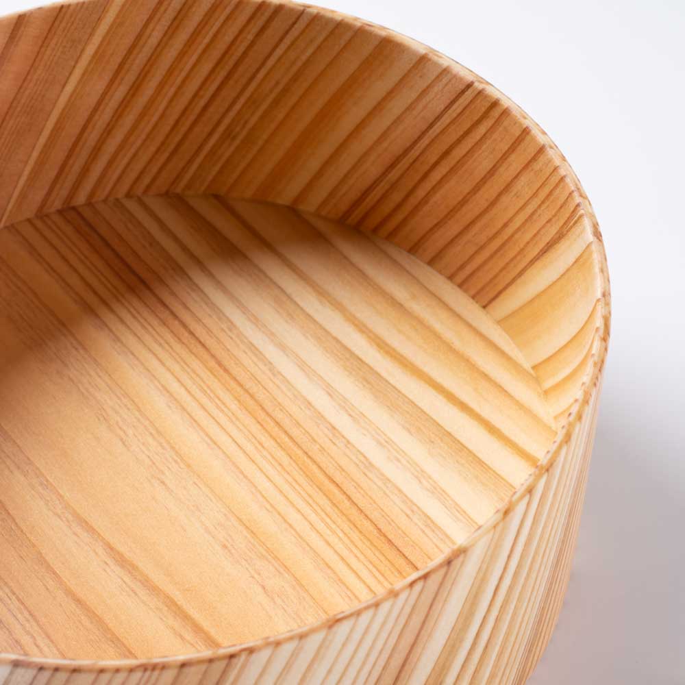 ヤマコー 弁当箱 綱代 丸型 ヤマコー 木工もの