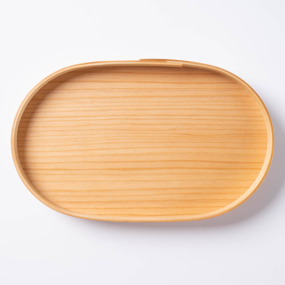 ヤマコー 弁当箱 プレーン 楕円型 ヤマコー 木工もの