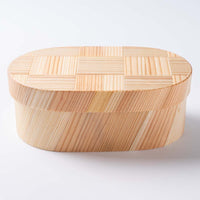 ヤマコー 弁当箱 綱代 楕円型 ヤマコー 木工もの