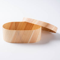 ヤマコー 弁当箱 綱代 楕円型 ヤマコー 木工もの