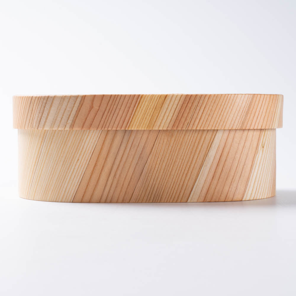 ヤマコー 弁当箱 綱代 楕円型 ヤマコー 木工もの