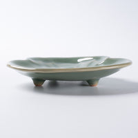 篠山藩窯 王地山陶器所 青磁巾着形小皿 篠山藩窯 王地山陶器所 王地山焼