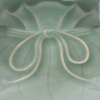 篠山藩窯 王地山陶器所 青磁巾着形小皿 篠山藩窯 王地山陶器所 王地山焼