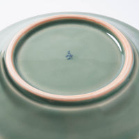 篠山藩窯 王地山陶器所 青磁鹿牡丹文皿 篠山藩窯 王地山陶器所 王地山焼
