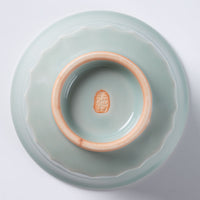 篠山藩窯 王地山陶器所 青白磁鎬湯呑(あさがお形) 篠山藩窯 王地山陶器所 王地山焼