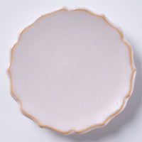 萩焼 天龍窯 凛花豆皿 ホワイト 萩焼 天龍窯 萩焼