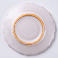 萩焼 天龍窯 凛花豆皿 ホワイト 萩焼 天龍窯 萩焼