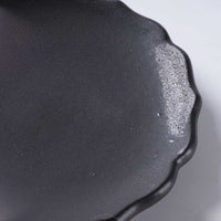 萩焼 天龍窯 凛花豆皿 ブラック 萩焼 天龍窯 萩焼