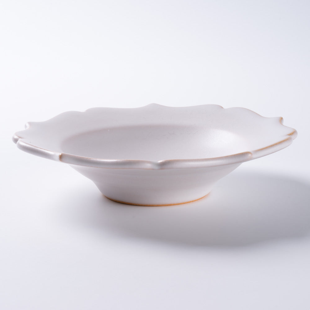 萩焼 天龍窯 凛花小鉢 ホワイト 萩焼 天龍窯 萩焼