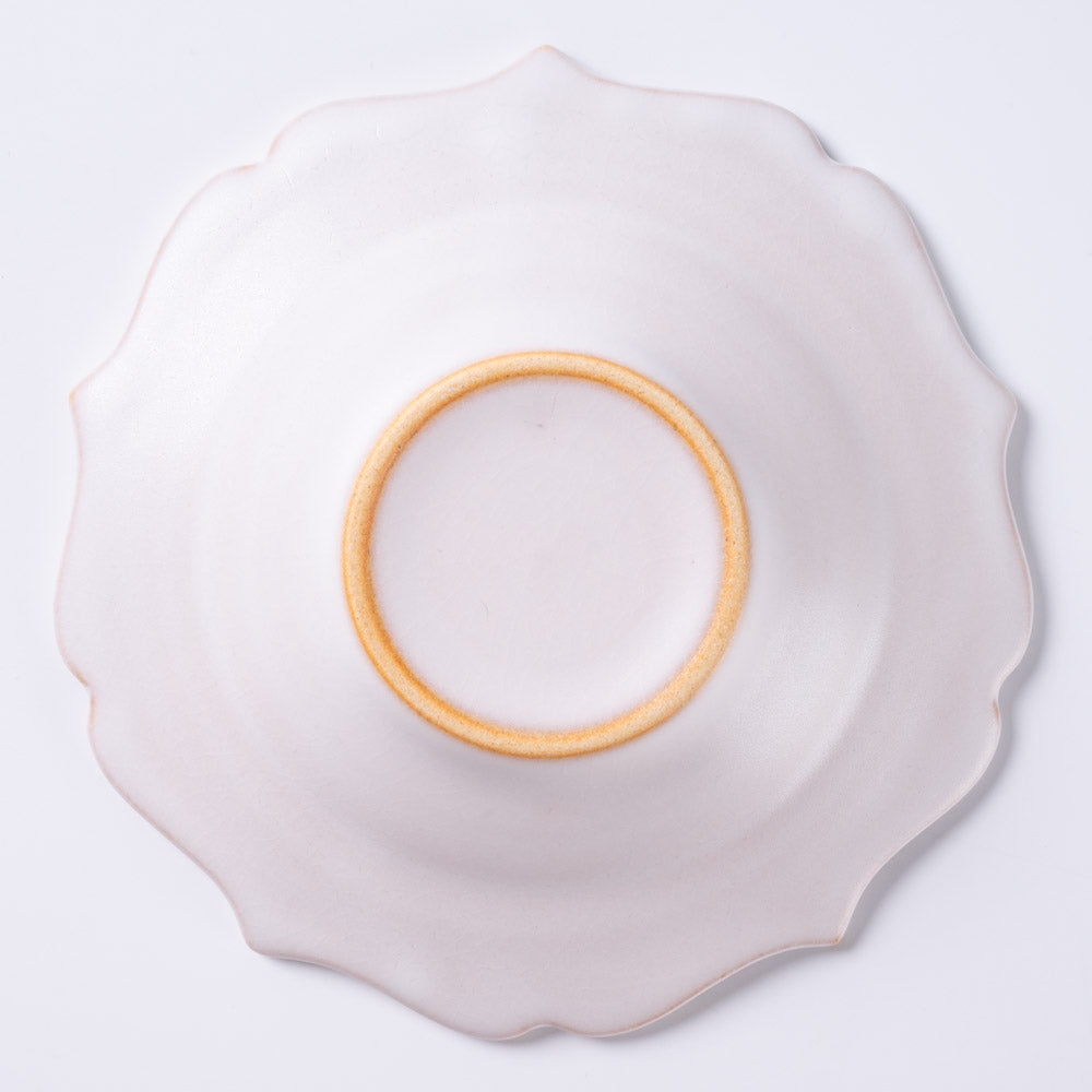 萩焼 天龍窯 凛花小鉢 ホワイト 萩焼 天龍窯 萩焼