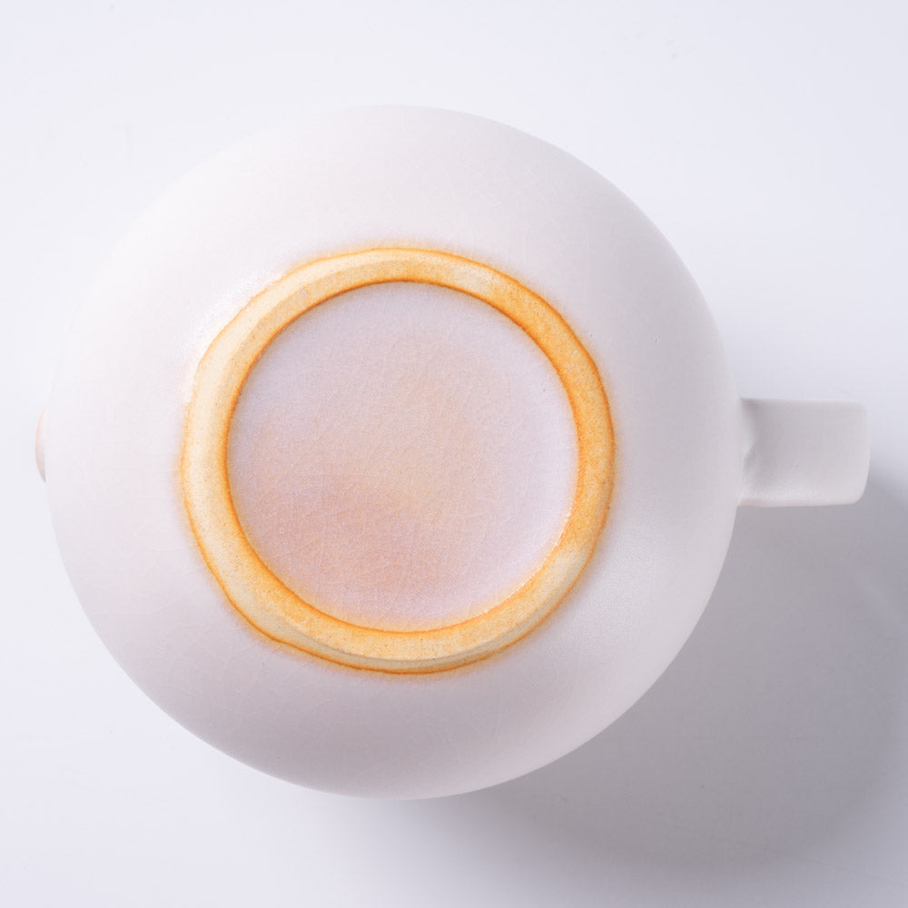 萩焼 天龍窯 ポット ホワイト 萩焼 天龍窯 萩焼