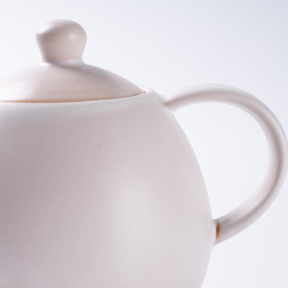 萩焼 天龍窯 ポット ホワイト 萩焼 天龍窯 萩焼