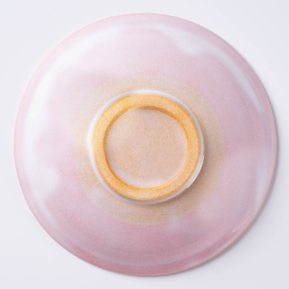 萩焼 天龍窯 モモイロ小皿 萩焼 天龍窯 萩焼