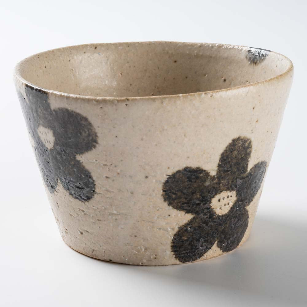 作家 岡村朝子 フリーカップ flower A 作家 岡村朝子 陶磁器作家もの