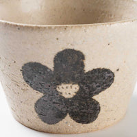 作家 岡村朝子 フリーカップ flower A 作家 岡村朝子 陶磁器作家もの