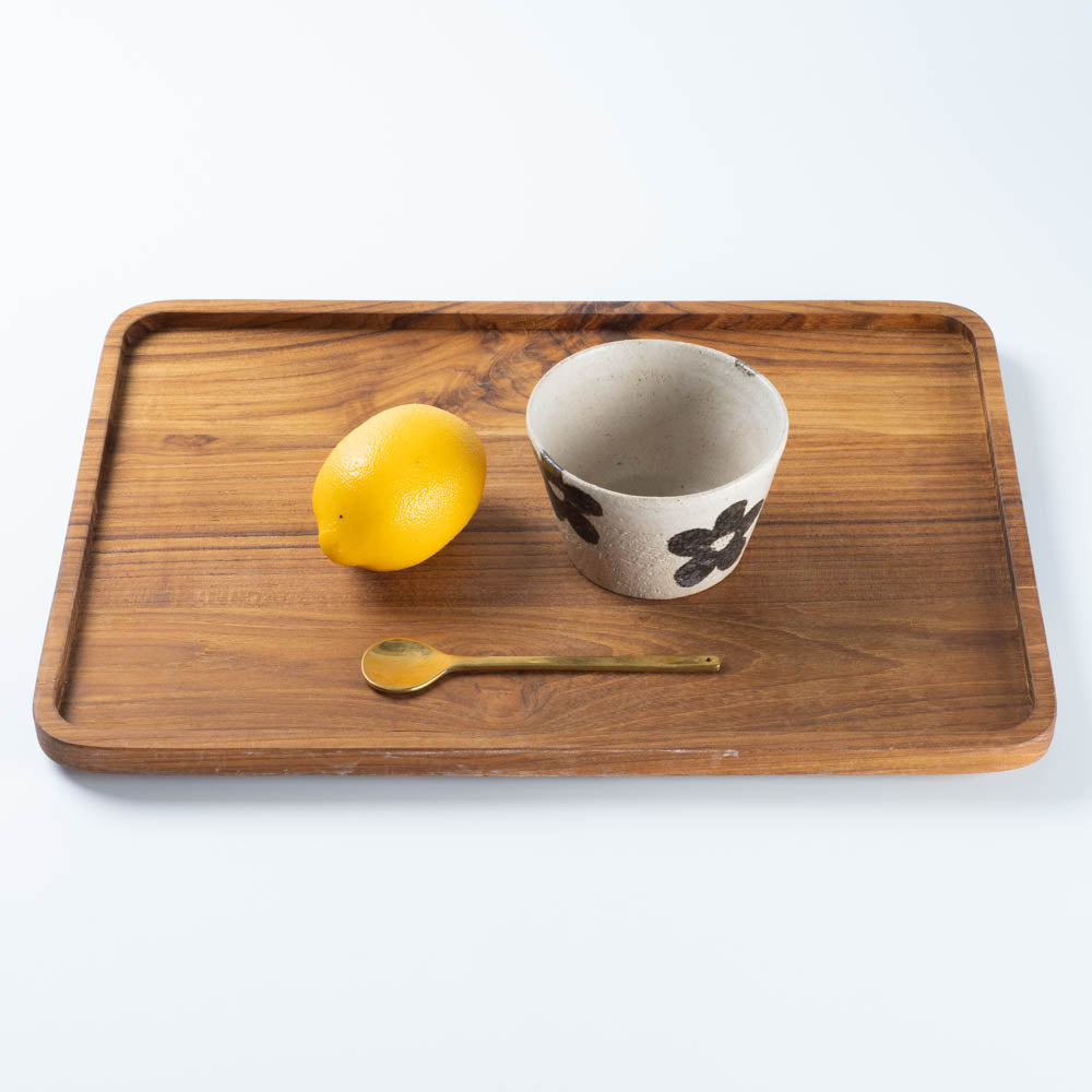 作家 岡村朝子 フリーカップ flower A 作家 岡村朝子 陶磁器作家もの