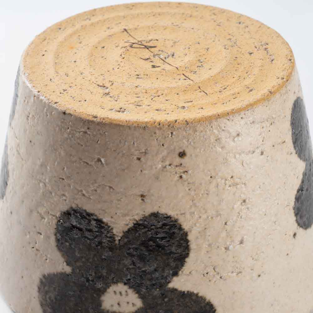 作家 岡村朝子 フリーカップ flower A 作家 岡村朝子 陶磁器作家もの