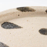 作家 岡村朝子 丸皿 中 drop A 作家 岡村朝子 陶磁器作家もの
