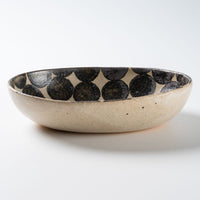 作家 岡村朝子 楕円鉢 dot B 作家 岡村朝子 陶磁器作家もの