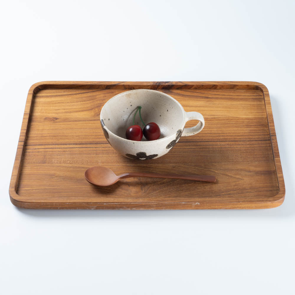 作家 岡村朝子 スープカップ flower A ¥3,850 大人の焼き物