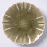 作家 宮田竜司 灰釉稜花皿(小) 作家 宮田竜司 陶磁器作家もの