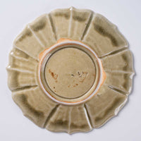 作家 宮田竜司 灰釉稜花皿(小) 作家 宮田竜司 陶磁器作家もの