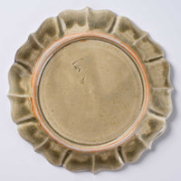 作家 宮田竜司 灰釉稜花皿(中) 作家 宮田竜司 陶磁器作家もの