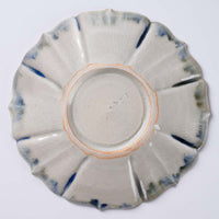 作家 宮田竜司 掛流稜花皿(小) 作家 宮田竜司 陶磁器作家もの