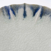 作家 宮田竜司 掛流稜花皿(小) 作家 宮田竜司 陶磁器作家もの