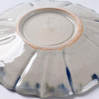 作家 宮田竜司 掛流稜花皿(小) 作家 宮田竜司 陶磁器作家もの