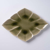 作家 宮田竜司 灰釉菱形皿(中) 作家 宮田竜司 陶磁器作家もの