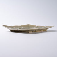 作家 宮田竜司 灰釉菱形皿(中) 作家 宮田竜司 陶磁器作家もの