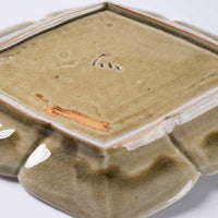 作家 宮田竜司 灰釉菱形皿(中) 作家 宮田竜司 陶磁器作家もの