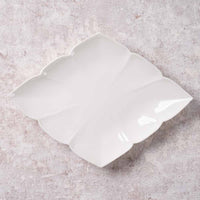 作家 宮田竜司 白磁菱形皿(中) 作家 宮田竜司 陶磁器作家もの