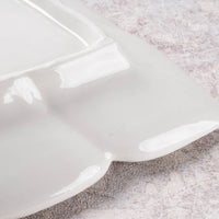 作家 宮田竜司 白磁菱形皿(中) 作家 宮田竜司 陶磁器作家もの