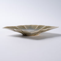 作家 宮田竜司 灰釉菱形皿(小) 作家 宮田竜司 陶磁器作家もの